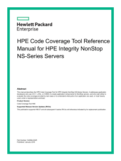 Code Profiling Utilities Manual