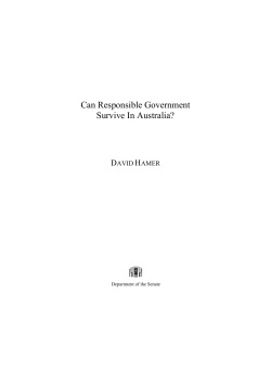 Can Responsible Government