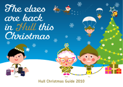 The elves are back in Hull this Christmas