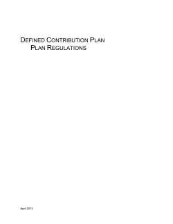 DC Plan RegulationsPDF - UCnet