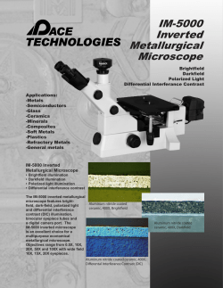 IM-5000 Inverted Metallurgical Microscope