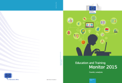 Education and Training Monitor 2015