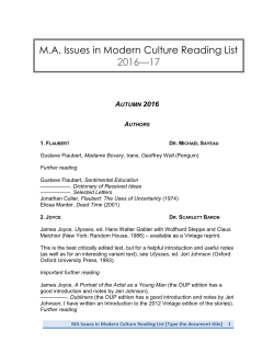 MA Issues in Modern Culture Reading List 2016&mdash;17