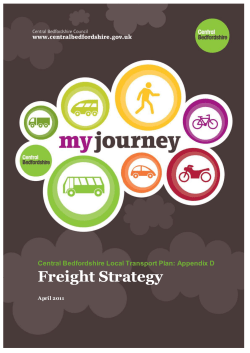 Freight Strategy - Central Bedfordshire Council