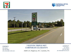 7-ELEVEN TRIPLE-NET CORPORATE GUARANTY