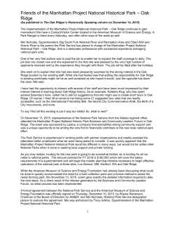 Friends of the Manhattan Project National Historical