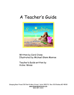 A Teacher`s Guide - TeachingBooks.net