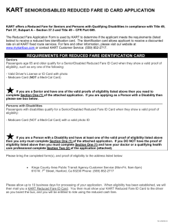kart senior/disabled reduced fare id card application
