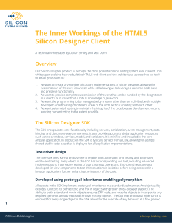 The Inner Workings of the HTML5 Silicon