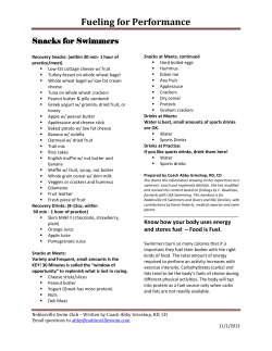 Fueling for Performance