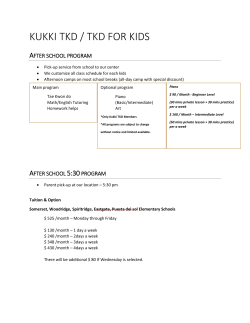 Our after school program information is Here!