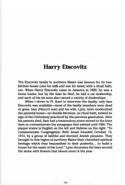 Harry Etscovitz