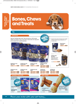 Bones, Chews and Treats Bones, Chews and Treats