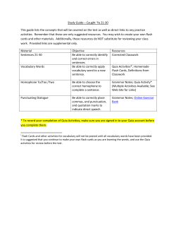 Study Guide &ndash; Caught `Ya 21-30 This guide lists the concepts