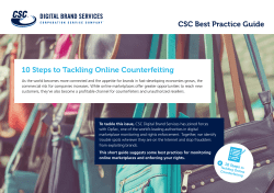 10 Steps to Tackling Online Counterfeiting
