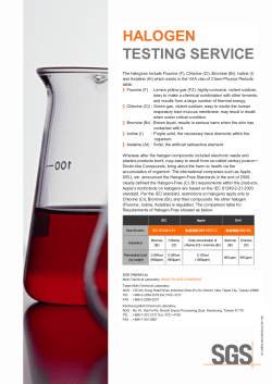 HALOGEN_Testing Service