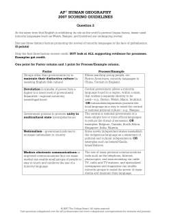 ap human geography 2007 scoring guidelines - AP Central