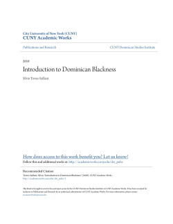 Introduction to Dominican Blackness