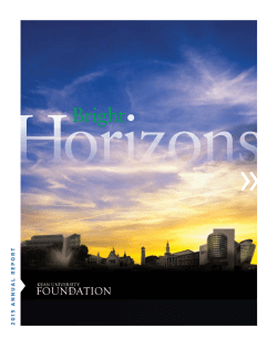 2015 Annual Report - Kean University Foundation