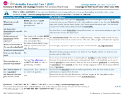 Ambetter Essential Care 1