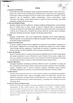 Syllabus - Professional Examination Board, Bhopal