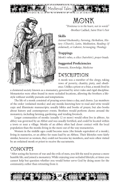 The Monk - Medieval Tales