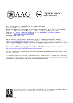 The Pristine Myth: The Landscape of the Americas in 1492