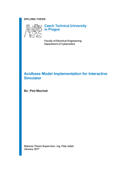 Acidbase Model Implementation for Interactive Simulator