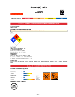 Arsenic(V) oxide - Santa Cruz Biotechnology