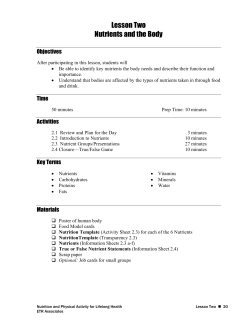 Lesson 2 - Body Mind Spirit home page