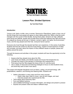 Lesson Plan: Divided Opinions