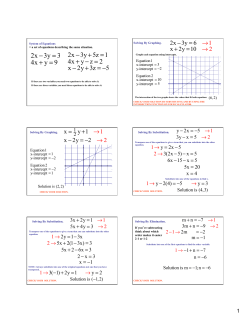 2x 3y 3 4x y 9 − = + =
