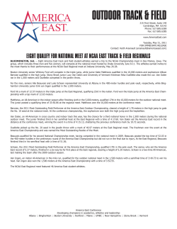 NCAA East Preliminary Recap