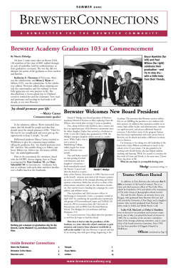 summer 01.qxp - Brewster Academy