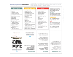 January 2015 Seafood Watch Recommendations. Central U.S.