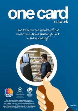 Like to know the results of the most ambitious library project in SA`s