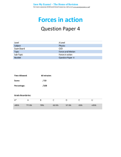 Forces in action