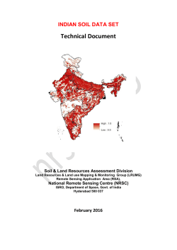 Technical Document - Bhuvan - National Remote Sensing Centre