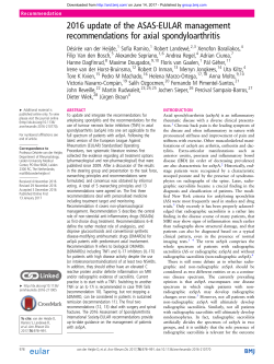 1 - Annals of the Rheumatic Diseases