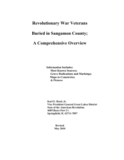 Patriots Buried in Sangamon County