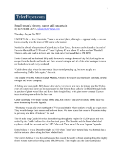 Small Town`s History, Name Still Uncertain