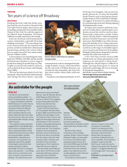 History: An astrolabe for the people