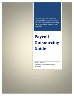 Payroll Outsourcing Guide