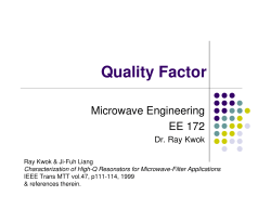 Quality Factor - SJSU Engineering