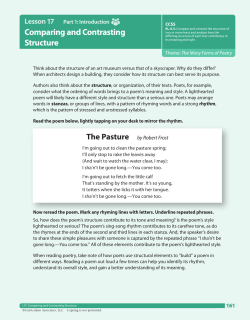 Comparing and Contrasting Structure Lesson 17