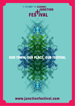 Clonmel Junction Festival 2011 Brochure