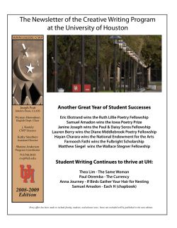 CWP 2008-2009 Newsletter