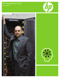 HP StorageWorks Arrays Family guide