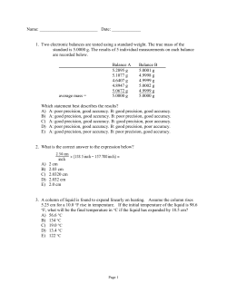 CHEM 101 1st Major (Term 143)