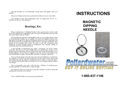 P45001 Dip Needle Instructions